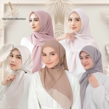 Kerudung Segi Empat Polos Varisha