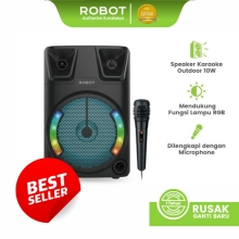 Speaker Karaoke Bluetooth ROBOT RB700 Super Bass