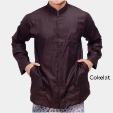 Koko Haibah Elegan dengan Saku Samping