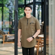 Baju Koko Pria Lengan Pendek Kualitas Premium