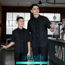 Baju Koko Couple Ayah dan Anak Motif Jordan