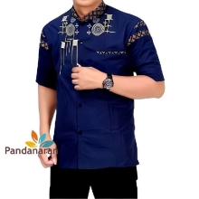 Kemeja Shanghai Motif Songket Pria
