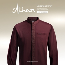 Kemeja Collarless Ramadhan CutOff