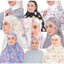 Mukena Dewasa Katun Rayon Premium Amira 2 in 1 Hemat