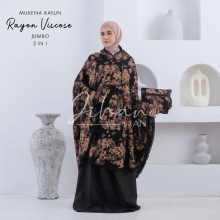 Mukena Dewasa Jumbo 2in1 Motif Bunga