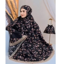 Mukena Dewasa Floral 2in1 – Nyaman dan Stylish