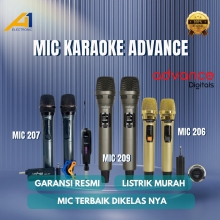 Mikrofon Nirkabel MIC ADVANCE 206 Minimalis