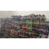 Tas Anyam Plastik Emblek Warna Campur