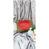 Tas Anyam Plastik Emblek Warna Campur