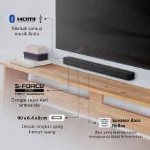 Sony HT-S100F Soundbar Berkualitas Tinggi