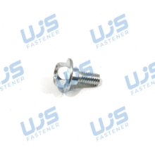 Baut Spakbor Depan Honda M6x14 Putih