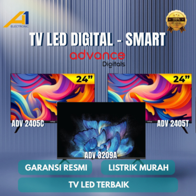 Smart TV ADVANCE 24 Inch ADV2450C – TV Pintar dengan Coolita OS