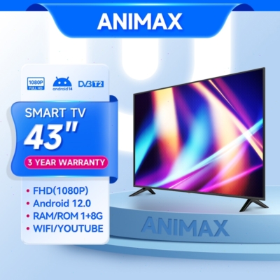 Weyon Smart TV LED 43 Inch – TV cerdas Android, Full HD