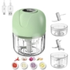 Chopper Mini Portabel USB – Penggiling Bumbu & Daging
