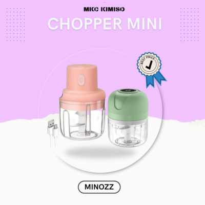 Chopper Mini Portabel USB – Penggiling Bumbu & Daging