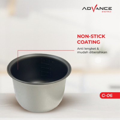 Rice Cooker Mini Multifungsi Advance G-06 – 0.6L