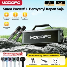 MODOFO A22 Speaker Karaoke Bluetooth Dual Mikrofon