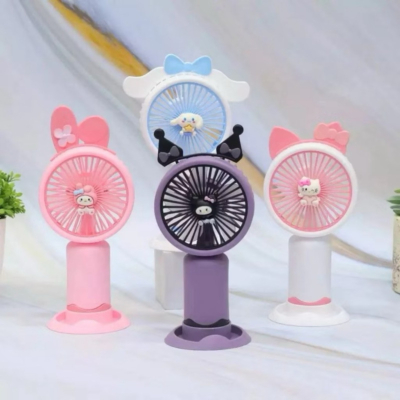 Kipas Angin Mini Gemas dengan Dudukan Lucu