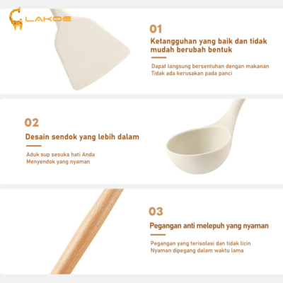 Set Spatula Silikon 3 Potong