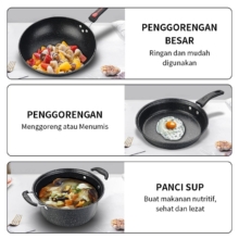 Set Panci Wajan Multifungsi 3-in-1 Trend
