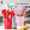 Spatula Sutil Silicone 12in1 – Multifungsi untuk Dapur