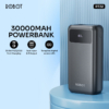ROBOT RT32 – Powerbank Super Kapasitas 30.000mAh, Fast Charging 15W