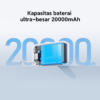 Xiaomi Power Bank 20.000mAh dengan Kabel Terintegrasi Terbaru