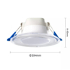 Lampu Downlight LED 3 Warna 6 Watt