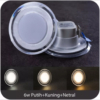 Lampu Downlight LED 3 Warna 6 Watt