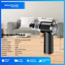 Vacuum Cleaner Portabel SmartClick – Bersih Seketika!