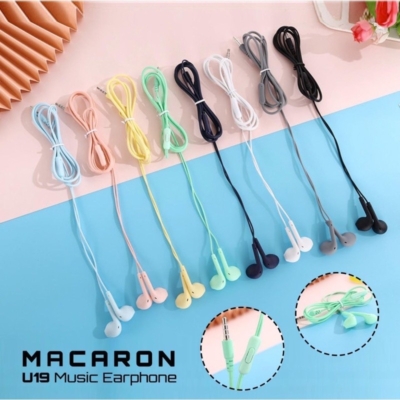 Headset Stereo U19 Macaron Extra Bass