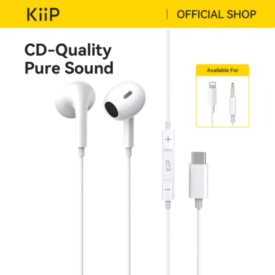 KiiP Earphone Stereo Handsfree dengan Microphone