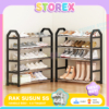 Rak Sepatu Stainless Steel Portable