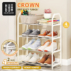 Rak Sepatu HUGO Stainless Steel Multifungsi 4 dan 5 Susun