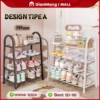 Rak Sepatu Stylish 4/5 Tingkat Kekinian