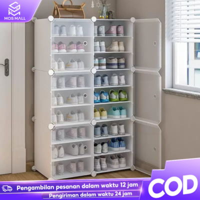 Rak Sepatu Minimalis 8 Susun – Penyimpanan Praktis dan Aesthetic