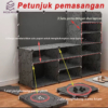 Rak Sepatu Minimalis 8 Susun – Penyimpanan Praktis dan Aesthetic
