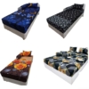Sprei Katun Premium Motif Kotak Estetik