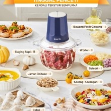Ecentio Penggiling Daging 6 Pisau 2L – Dapur Oke!
