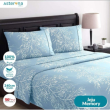 Set Bedcover Motif Bunga
