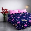 Sprei Katun Disperse Motif Minimalis untuk Kamar Tidur Estetik