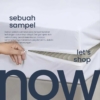 Sarung Kasur Busa Minimalis dengan Resleting