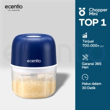 Blender Bumbu Elektrik Ecentio 250ml dengan 6 Pisau Tajam
