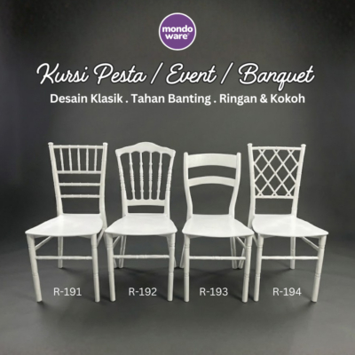 Kursi Event Banquet Klasik Premium