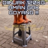 Bangku Minimalis Estetik Silver Premium
