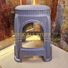 Bangku Minimalis Estetik Silver Premium