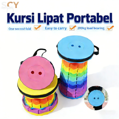 Kursi Lipat Multifungsi Desain Bulat