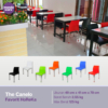 Kursi Besi Stainless Cantik untuk Kafe
