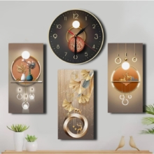 Jam Dinding Kayu Minimalis Aesthetic Simple Awet Produk Favorit