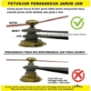 Jam Dinding Kayu Islami – Kaligrafi Unik 20cm